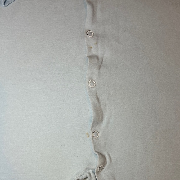 Light Blue Kids Footed One Piece - Picture 2 of 3